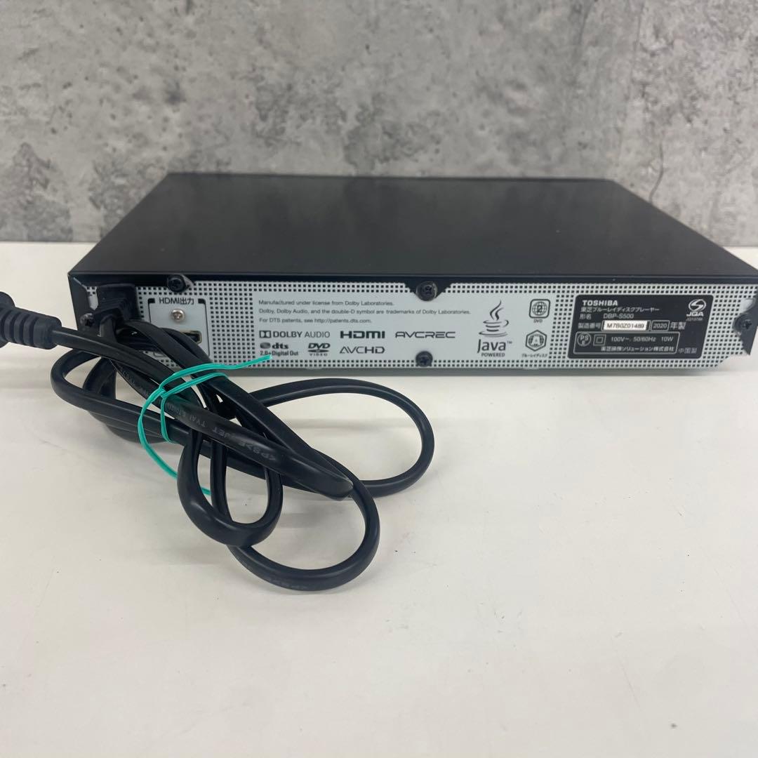 TOSHIBA DBP-S500 ブルーレイプレーヤー　2020年製