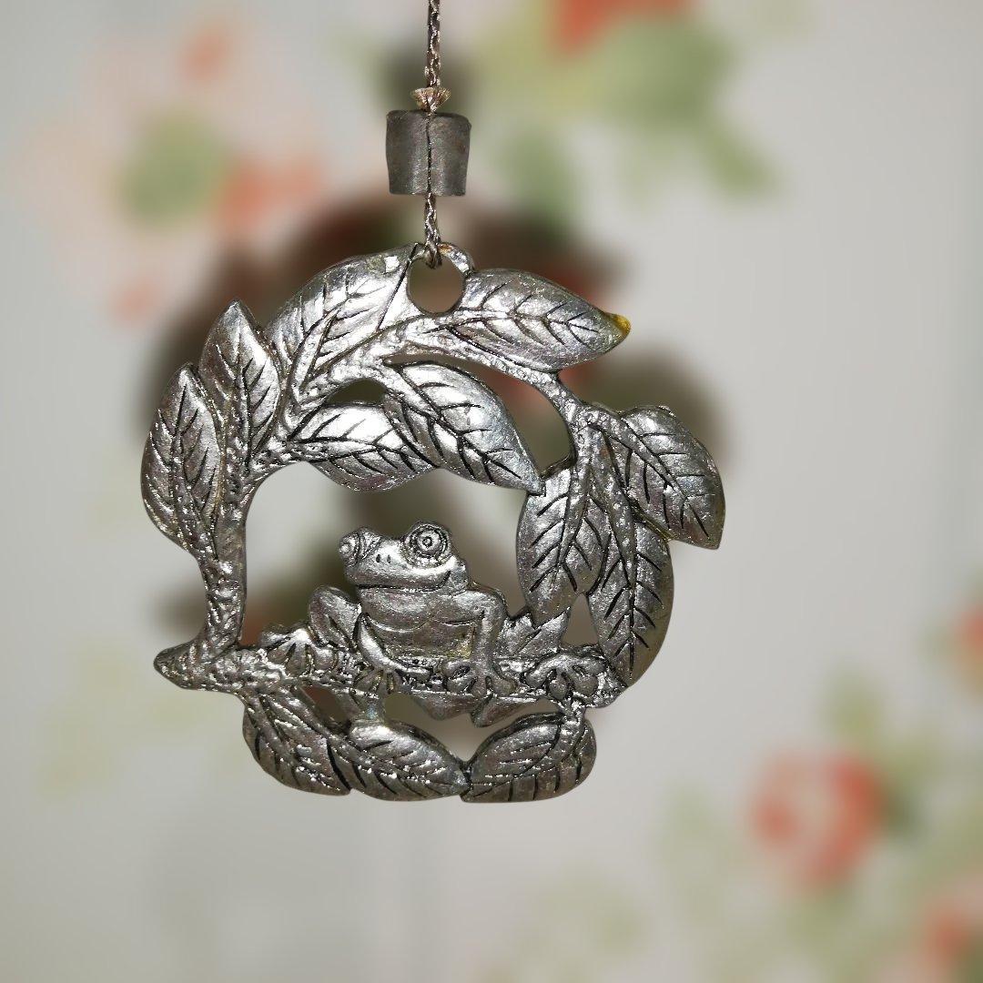 アメリカ製 ヴィンテージ ウィンドチャイム カエルデザイン 風鈴