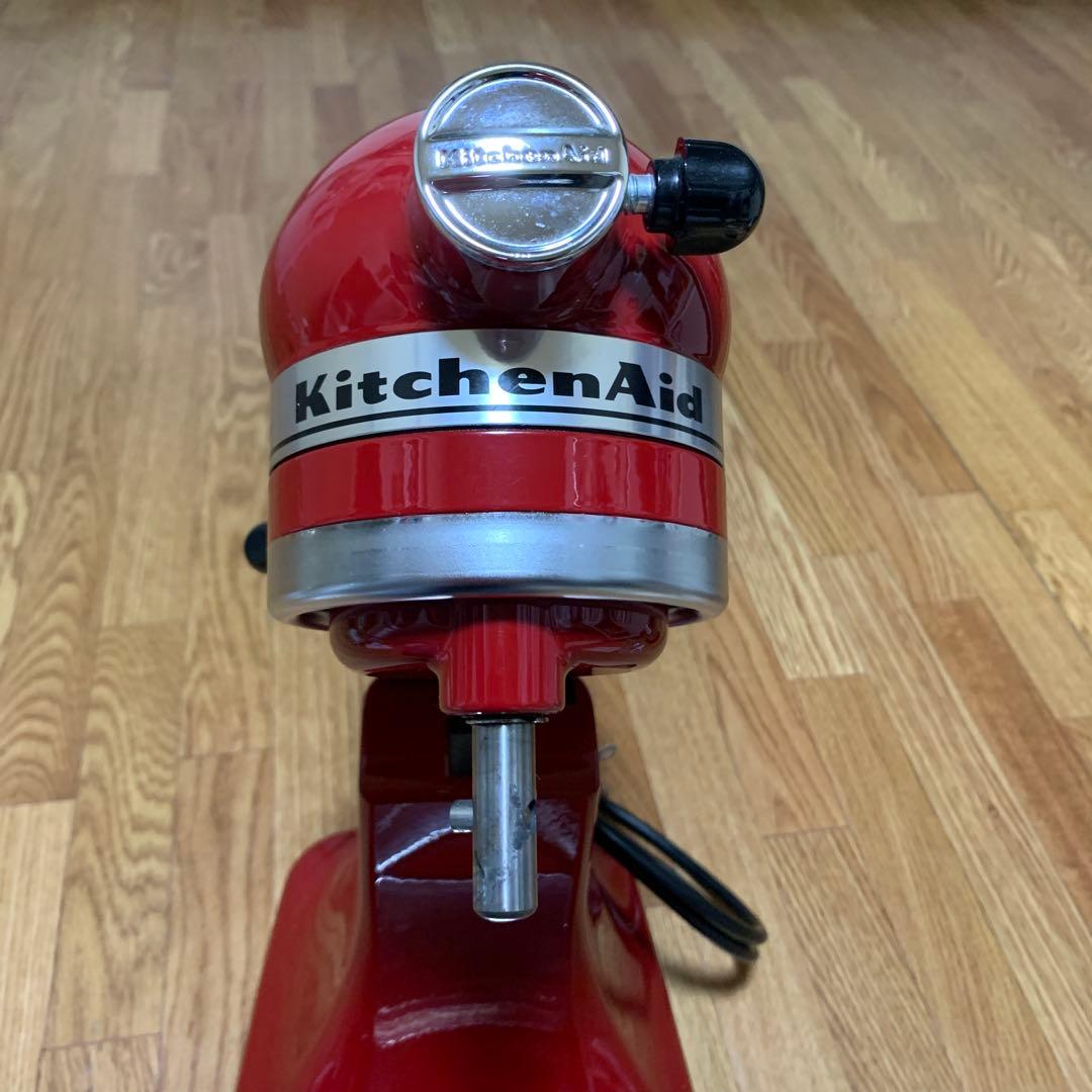 KitchenAid スタンドミキサー 赤 Food Grinder 付き