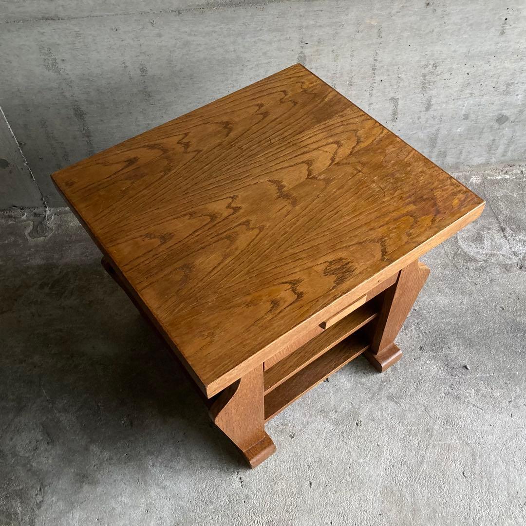 オランダ サイドテーブル チェスト ラック 棚 木製 オーク材 家具 レトロ