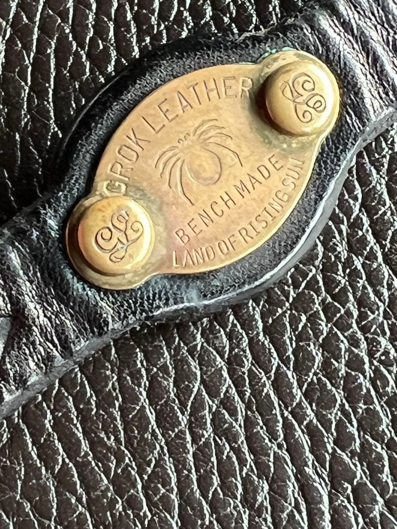 グロックレザー　レザーウォレットコード　 ブラス　スパイダー　サンダー　GL