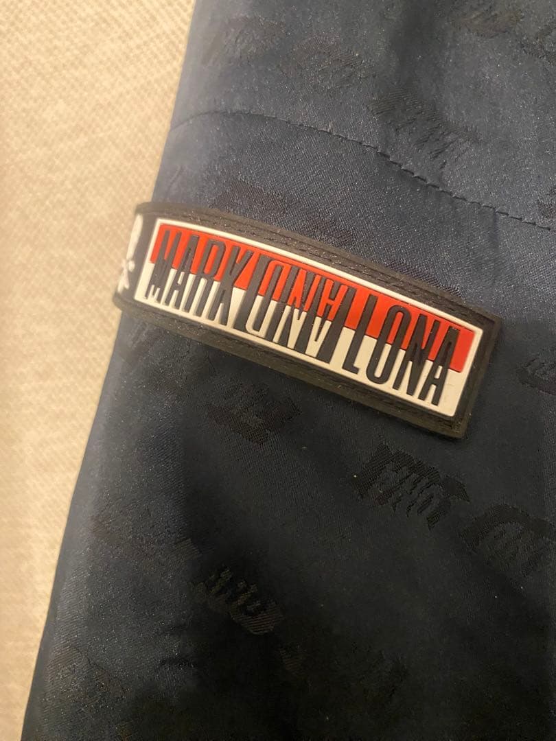 マークアンドロナ　ジャケット　ブルゾン　黒　L総柄