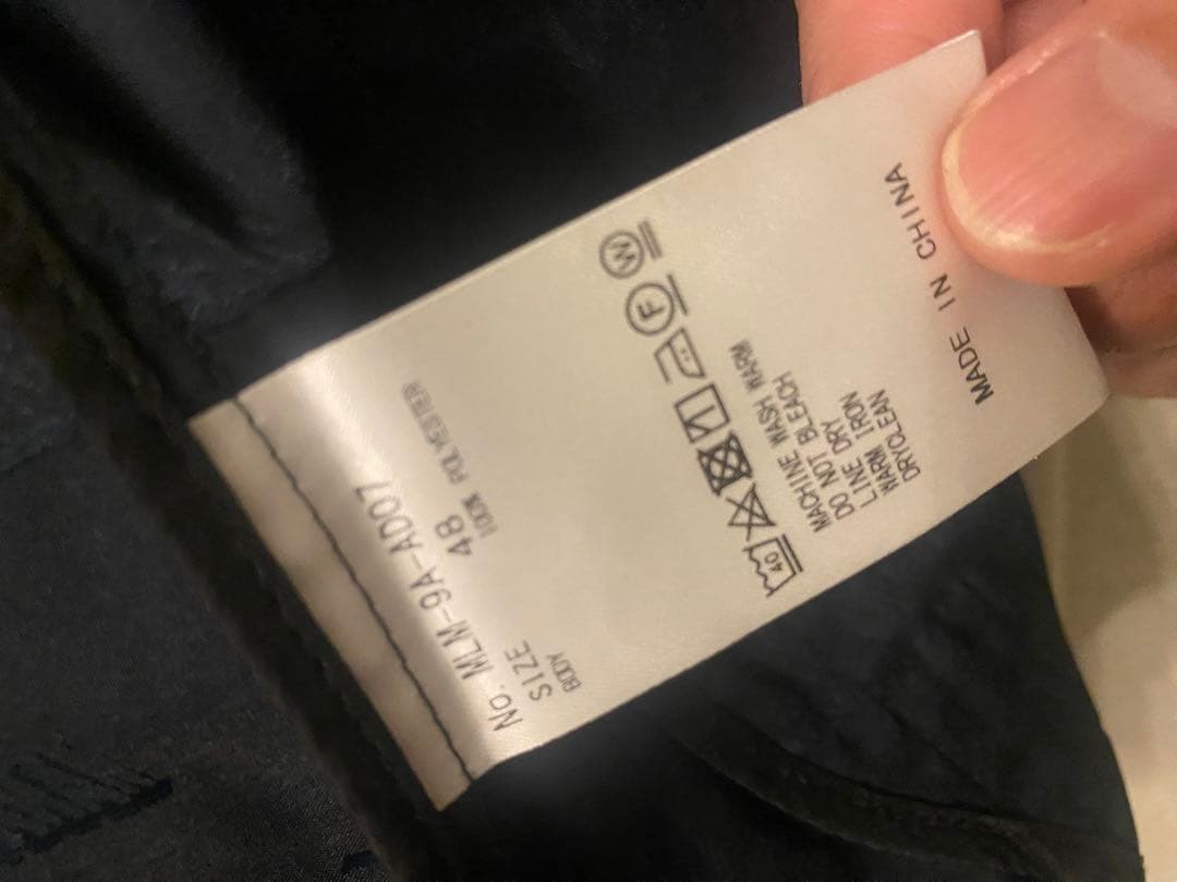 マークアンドロナ　ジャケット　ブルゾン　黒　L総柄