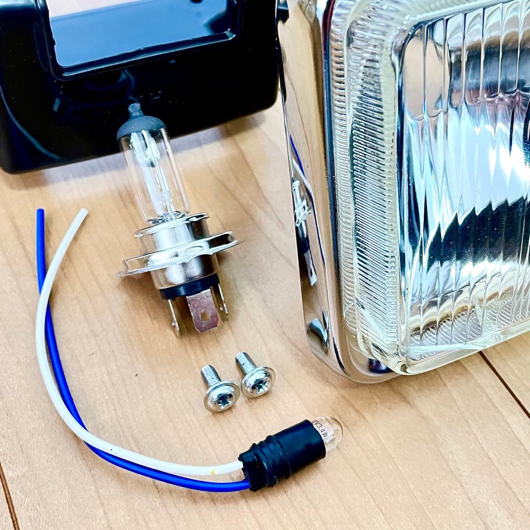 訳あり シビエ CIBIE 角型 ヘッドライト 当時物 角目 マーシャル