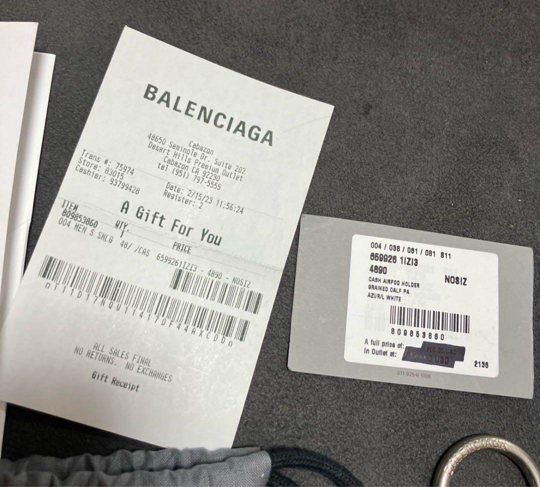 balenciaga AirPods 第二世代用　ケース
