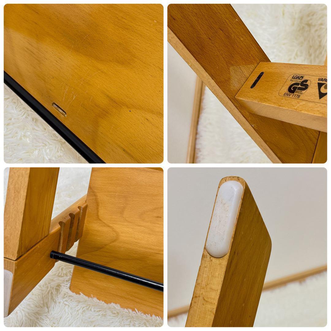 廃盤カラー♡ストッケトリップトラップ 木製　キッズハイチェア