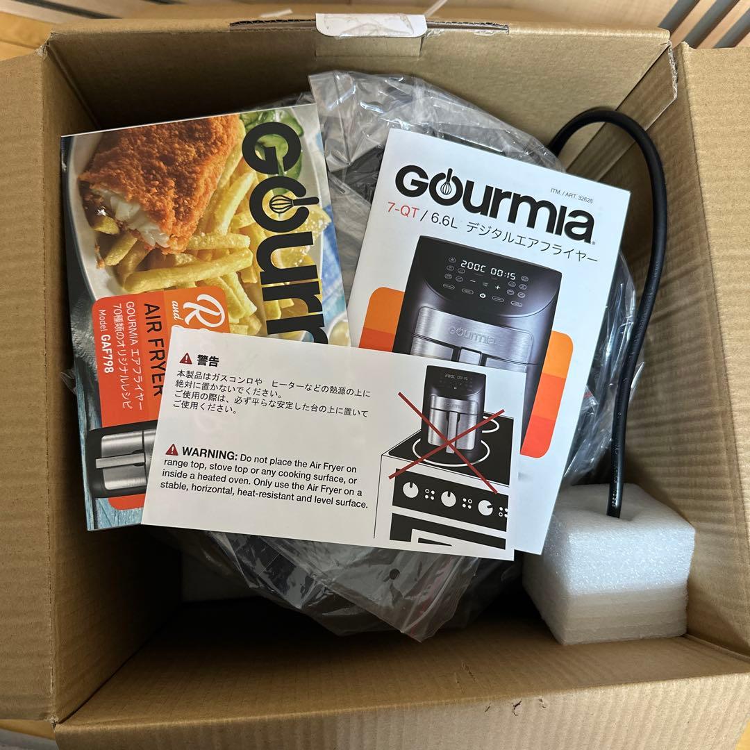 <2回だけ使用>Gourmia 7-QT Digital Air Fryer