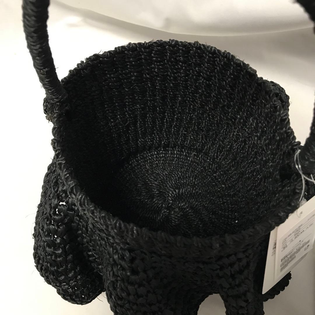 ユナイテッドアローズ　カゴバッグ　黒　タグ付き新品