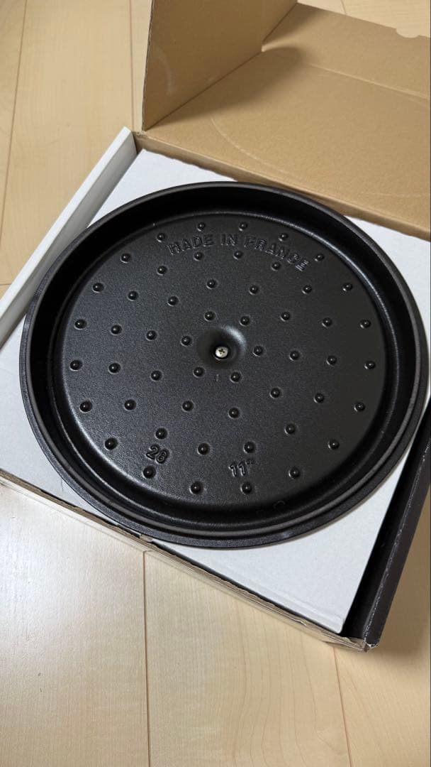 Staub ストウブ ピコ・ココットラウンド 28cm ブラック