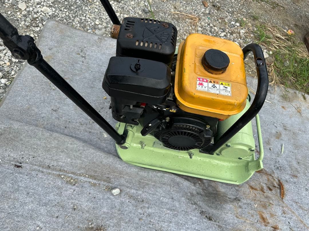 明和 KP60 プレートコンパクター 中古 動作品 日本製メンテナンス済み