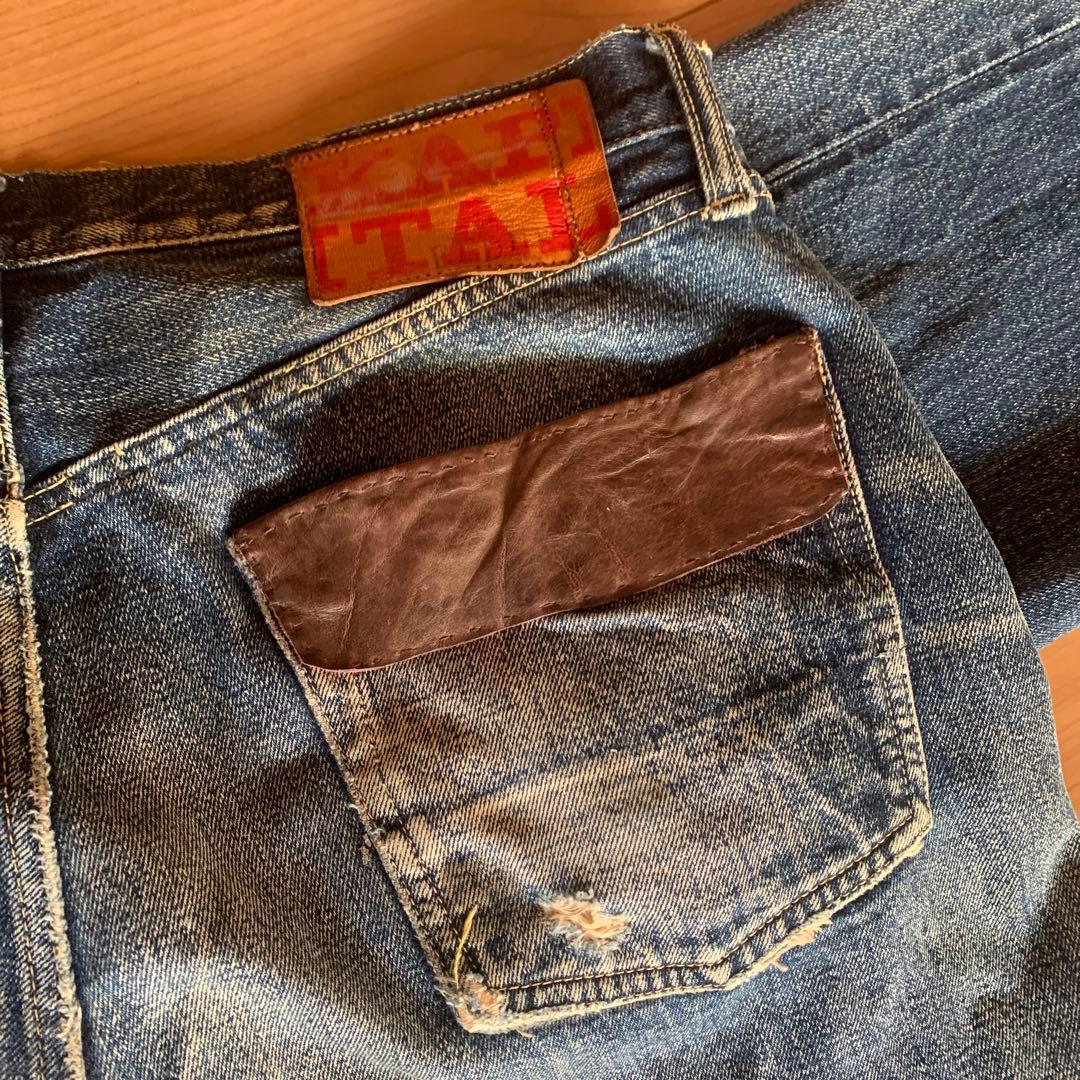 レアKAPITALスタッズ　リメイクジーンズ