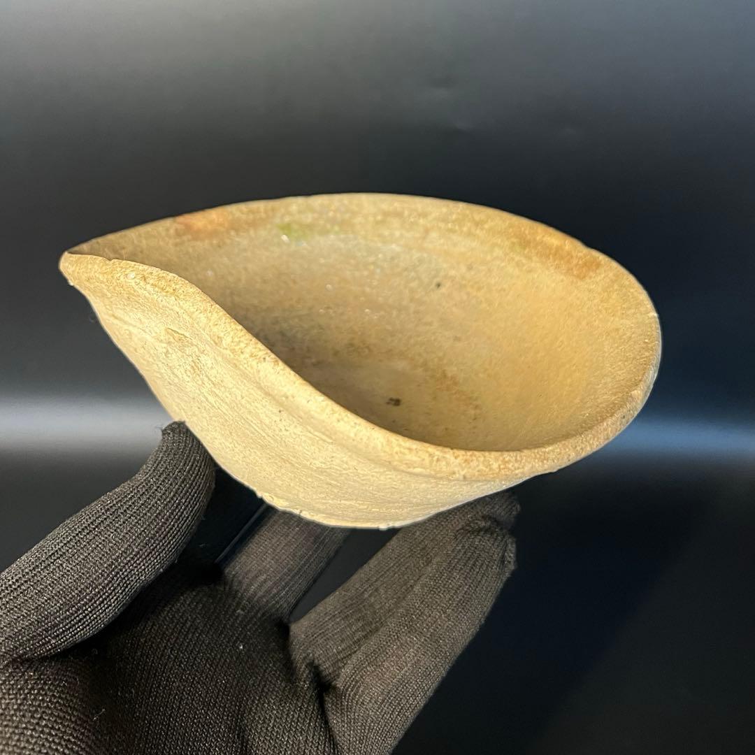 平安末期〜鎌倉初期 山茶碗｜茶道具 古陶 数寄者好み ビードロ景色◎古美術庵々