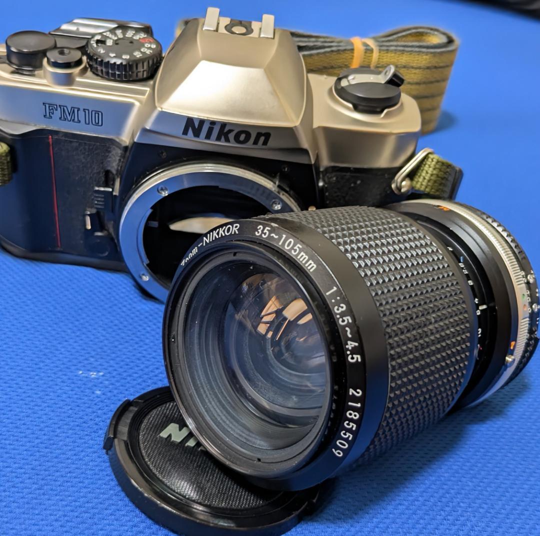 値下！極上美品 往年の名機 nikon FM10 & 軽めの望遠 35-105