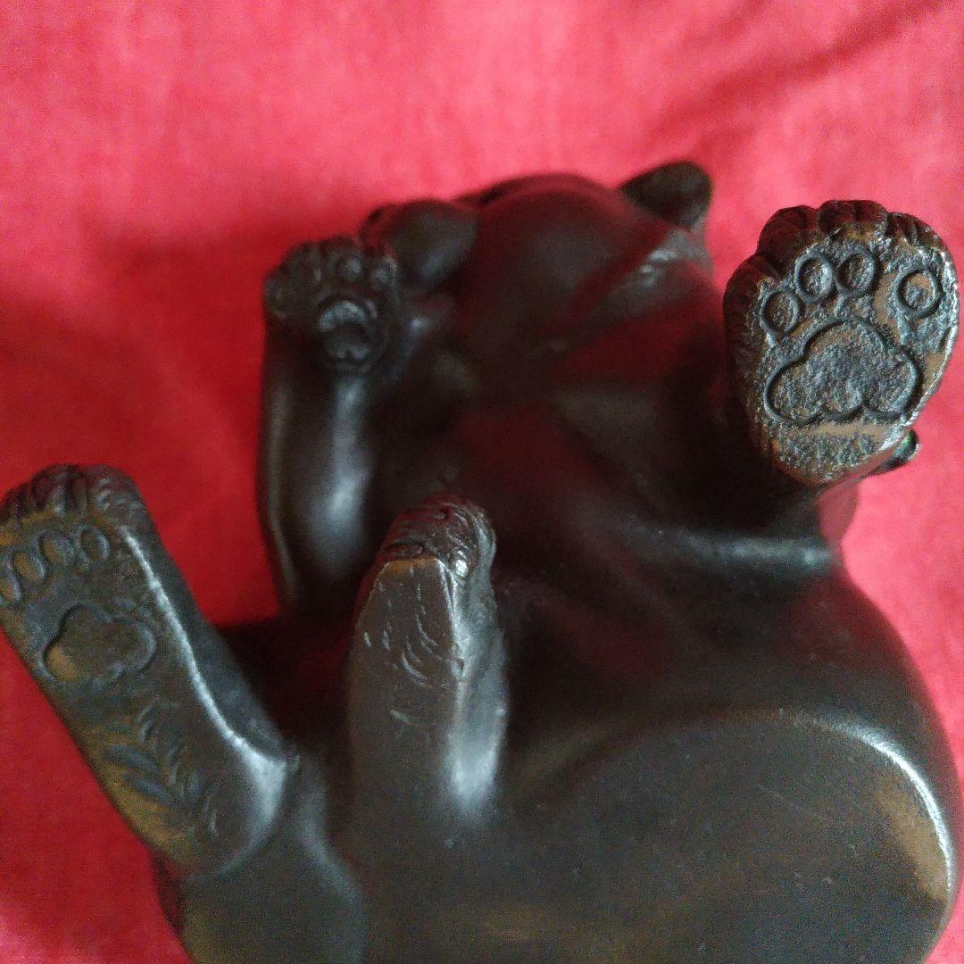 犬の置物。正一。刻印。在銘。金属製。銅製？真鍮？。東洋美術。金属工芸。骨董品。