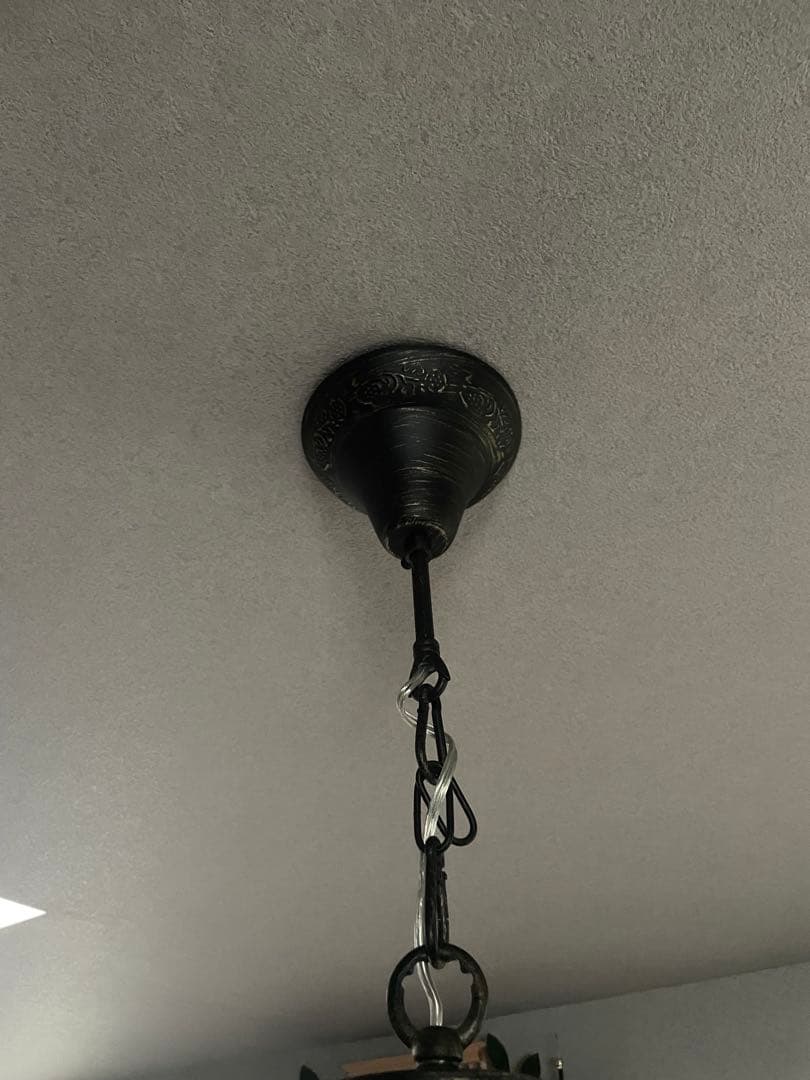 【極美品】5灯 シャンデリア アンティークブラック