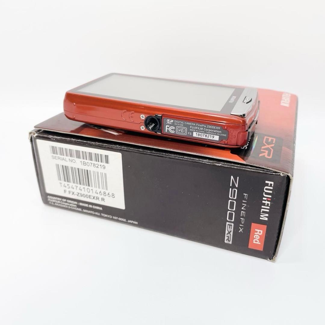 FUJIFILM FinePix Z900EXR レッド 赤 美品 箱 ケース付