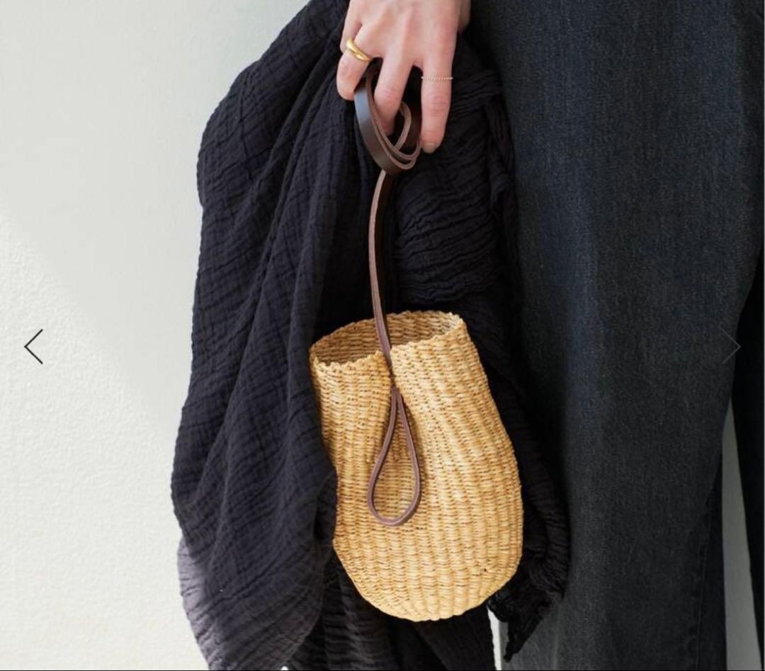 plage 別注 INES BRESSAND DROP バッグ ベージュ