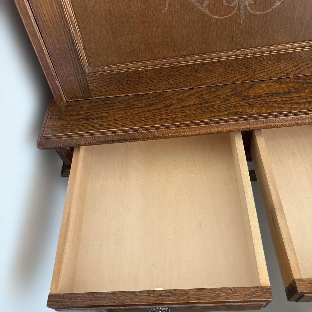 オーク材クラシックデスク