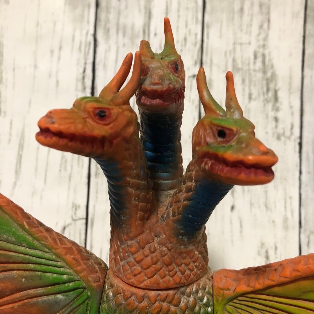 ブルマァク キングギドラ ソフビ フィギュア 破損あり ゴジラ