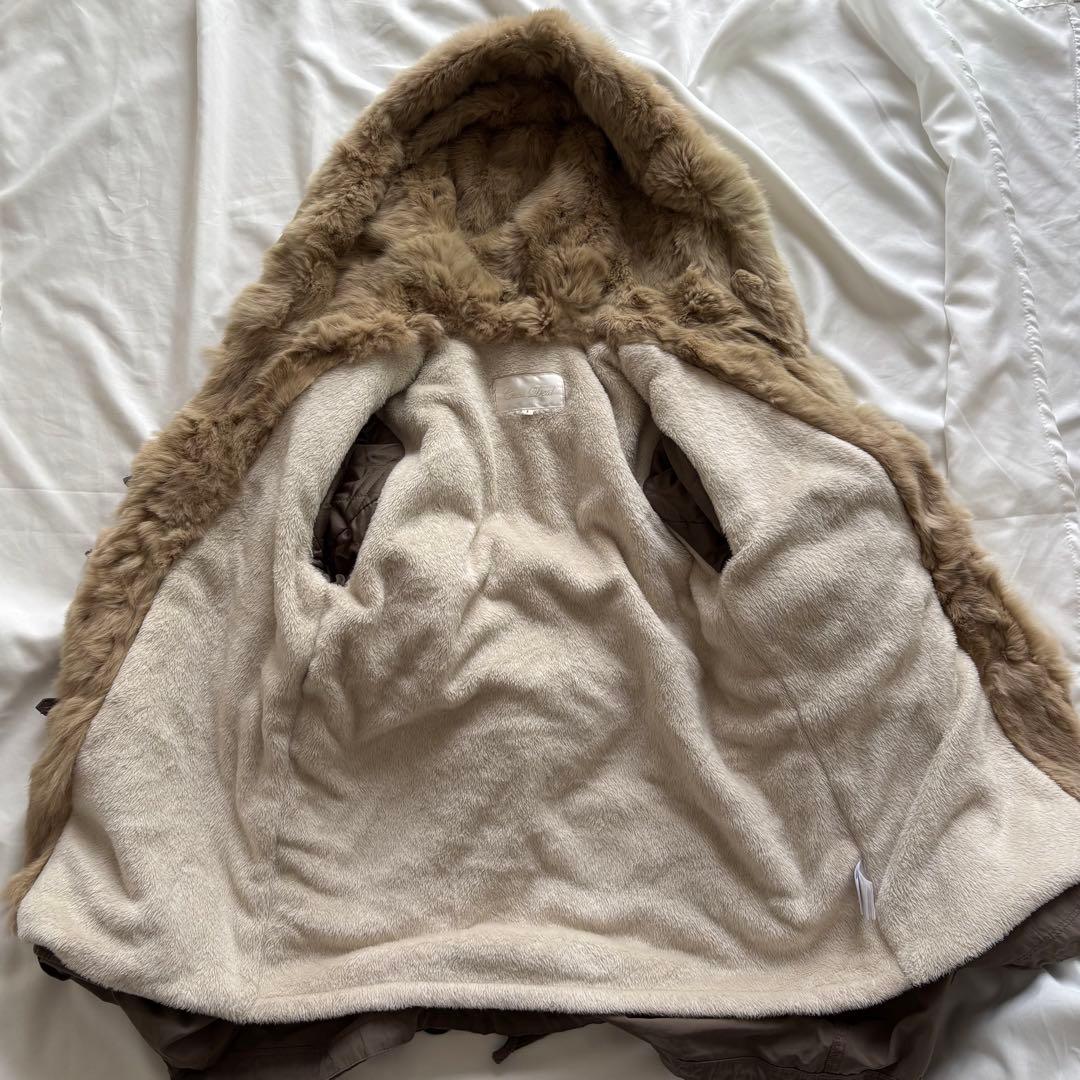 00’s 森ガール フェアリーグランジ ラビットファーモッズコート 平成ギャル