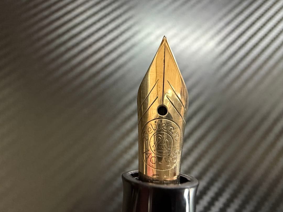 美品 ペリカン 400NN M&K ブラック EF 極細字 万年筆