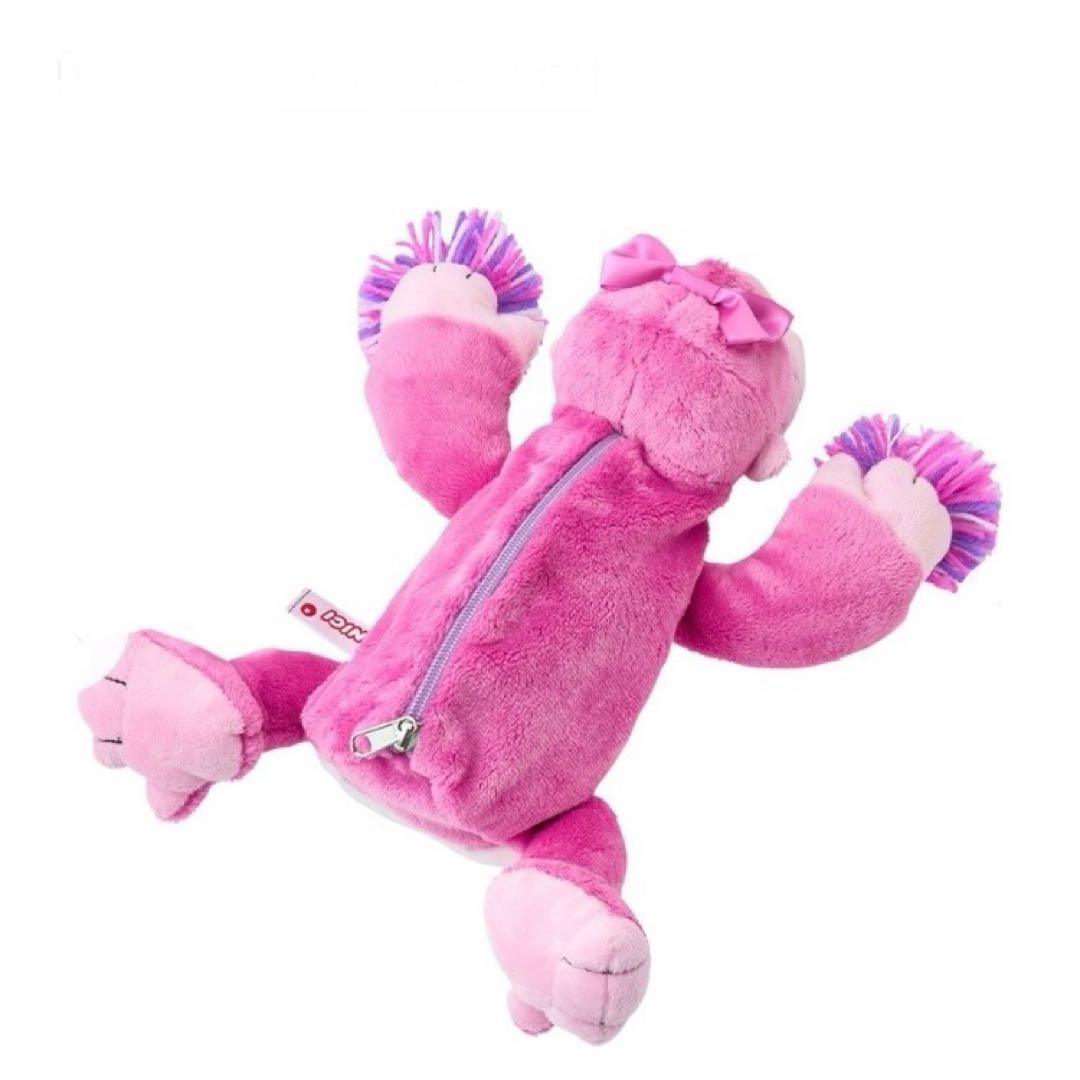 【匿名発送】新品未開封！　ニキ ゴリラ ピンク チア　ペンケース　筆箱