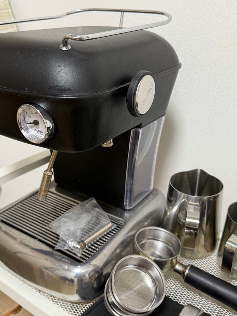 エスプレッソマシーン　ASCASO DREAM dark black 故障品