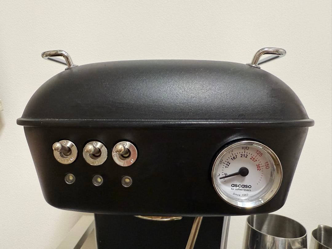エスプレッソマシーン　ASCASO DREAM dark black 故障品