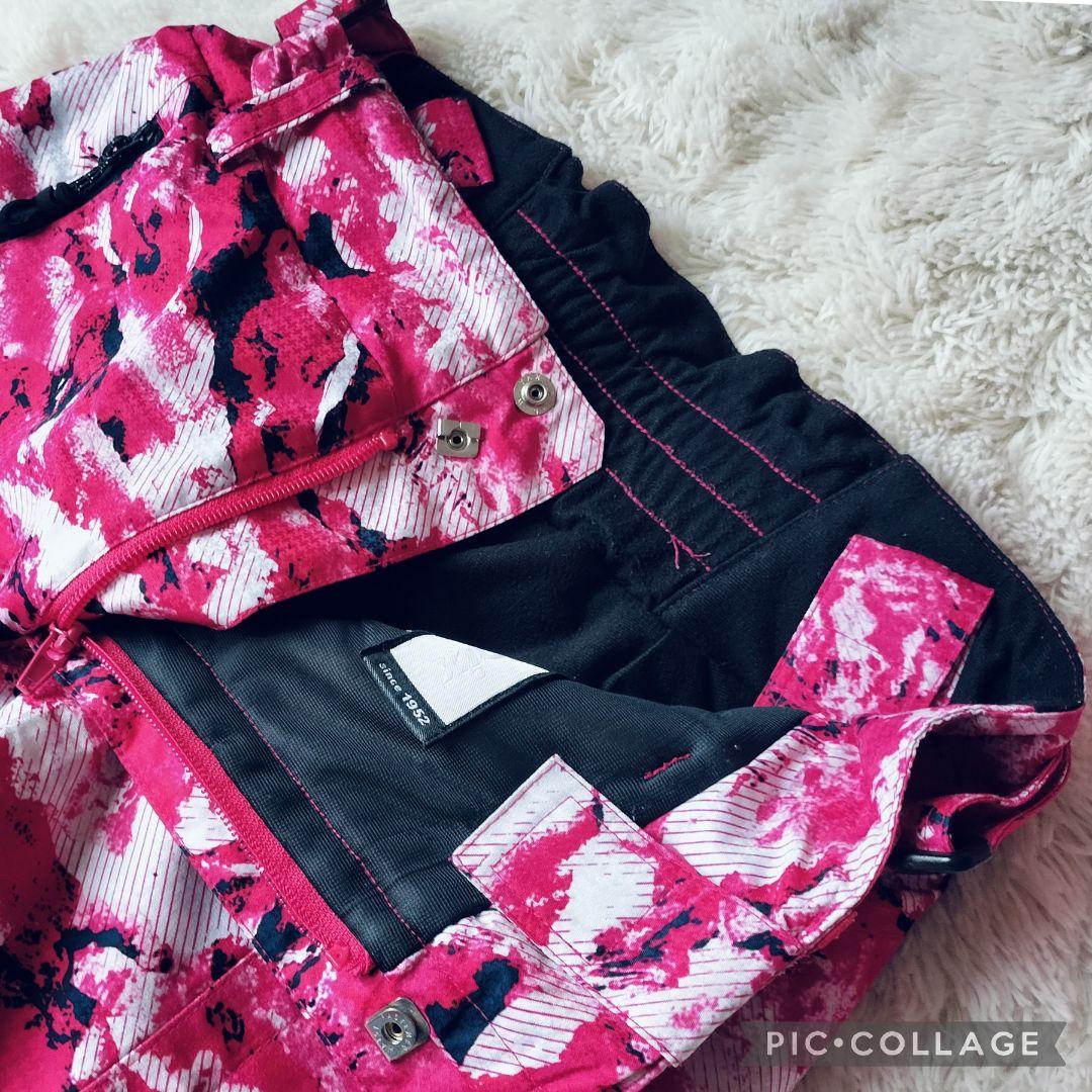 【美品】Phenix ジュニアスキーウェア 上下150　デモチーム　カモフラ総柄