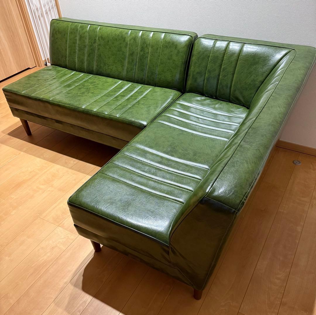 ニコアンド　クラシックダイナー　カウチソファーL