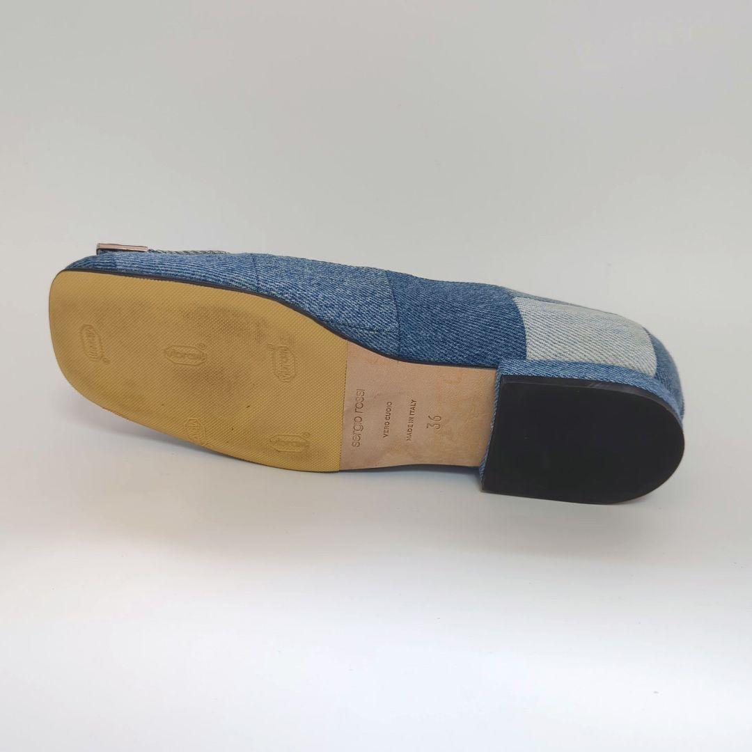 未使用級✨sr1 Sergio Rossi バレリーナ フラットシューズ 限定品