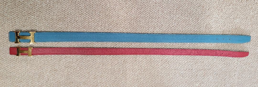 HERMES H型バックル ベルト 2本セット