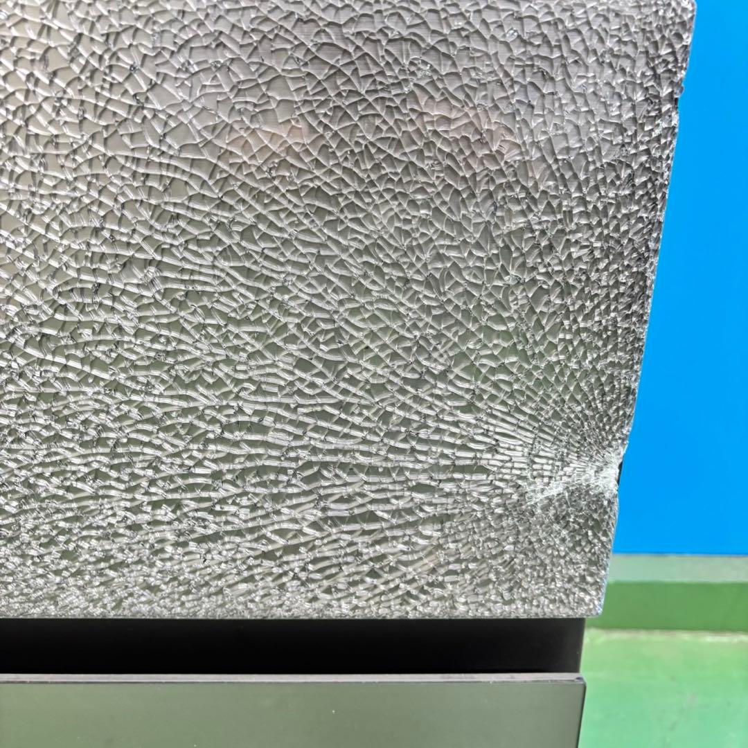 540東芝 24年製 大型冷蔵庫 ガラス割れあり 完動品　300L強　自動製氷