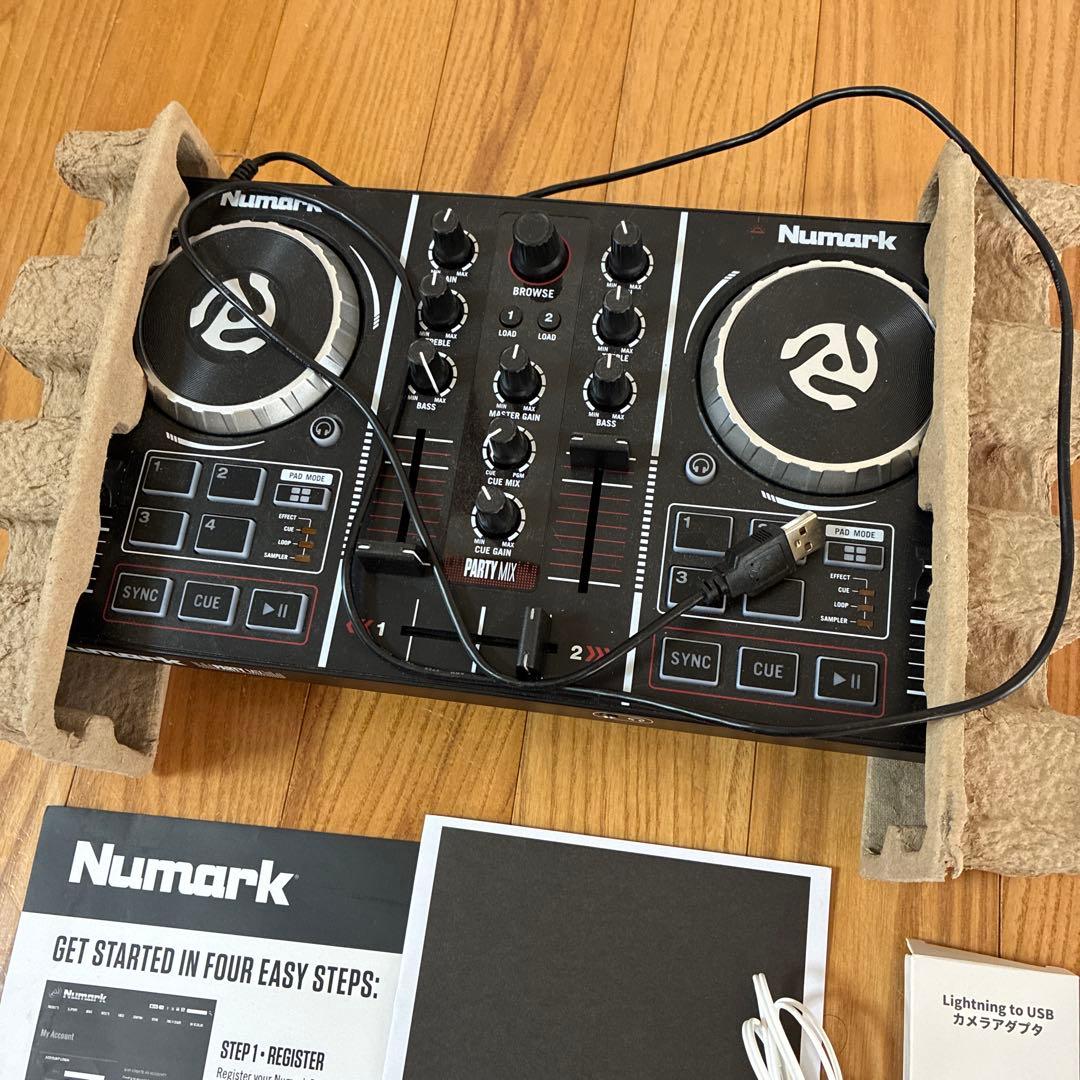 Numark PARTY MIX DJコントローラー 動作品