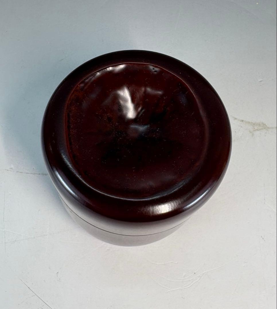 【中古品】平安光入造　嵐山棗（共箱）USED〈税込•送料込〉