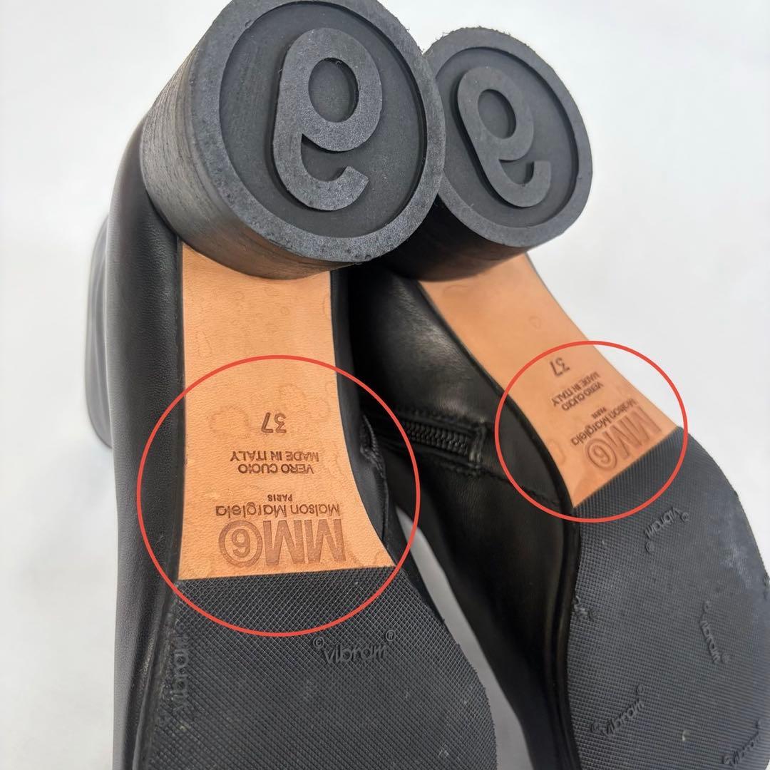 MM6 アナトミック　ショートブーツ　サイズ37