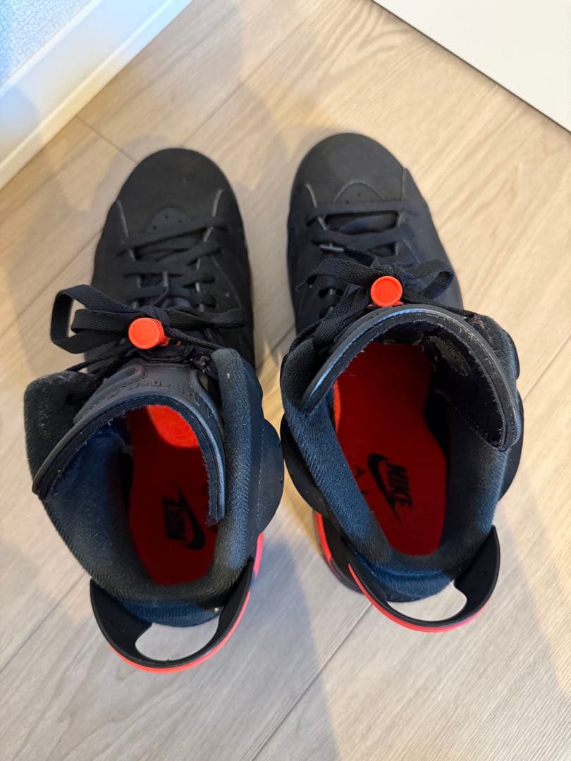 ナイキ エアジョーダン6 レトロ ブラック/インフラレッド