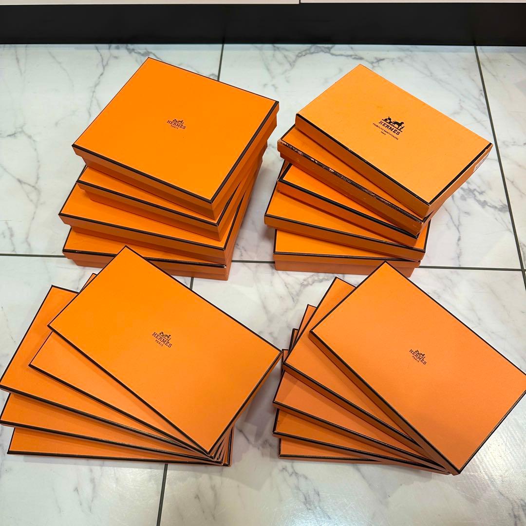 HERMES　エルメス　オレンジ　空箱　化粧箱　59個セット