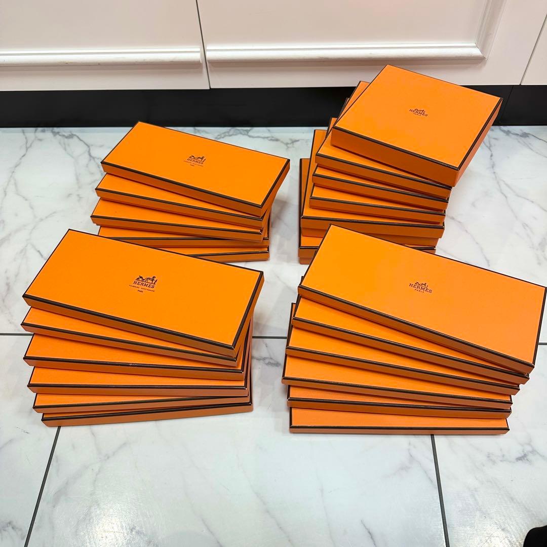 HERMES　エルメス　オレンジ　空箱　化粧箱　59個セット