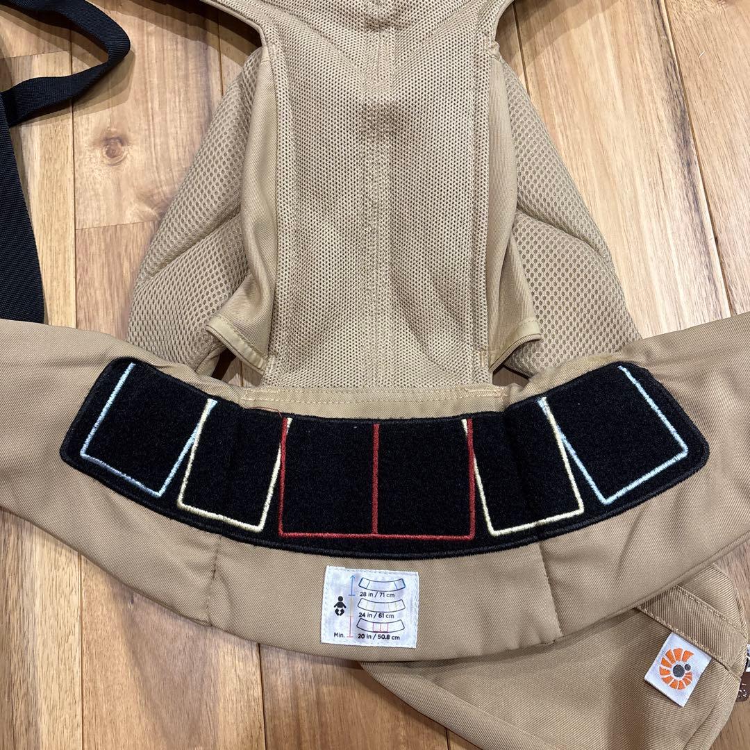 ［美品］ERGObabyエルゴベビーOMNI360 クールエアデザートベージュ