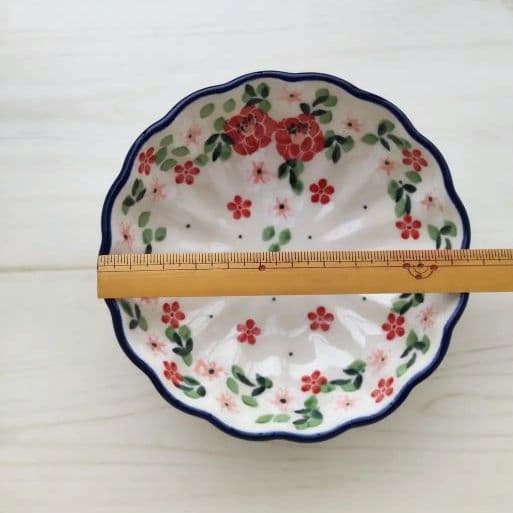新品　ポーランド 食器 11.8cm ボウル 花 ツェラミカアルティスティチナ