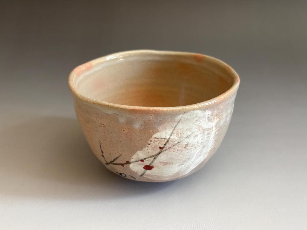 16代永楽善五郎　即全　乾山写梅月絵茶碗　堀内宗完　兼中斎好書付　茶道具　表千家