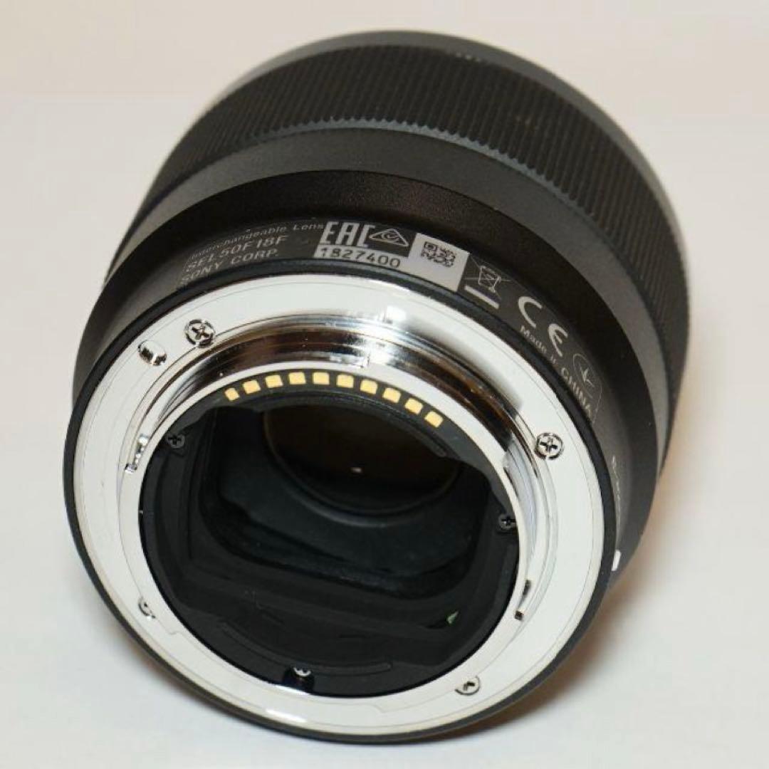 美品　SONY SEL50F18F フルサイズE-mount レンズフィルター付