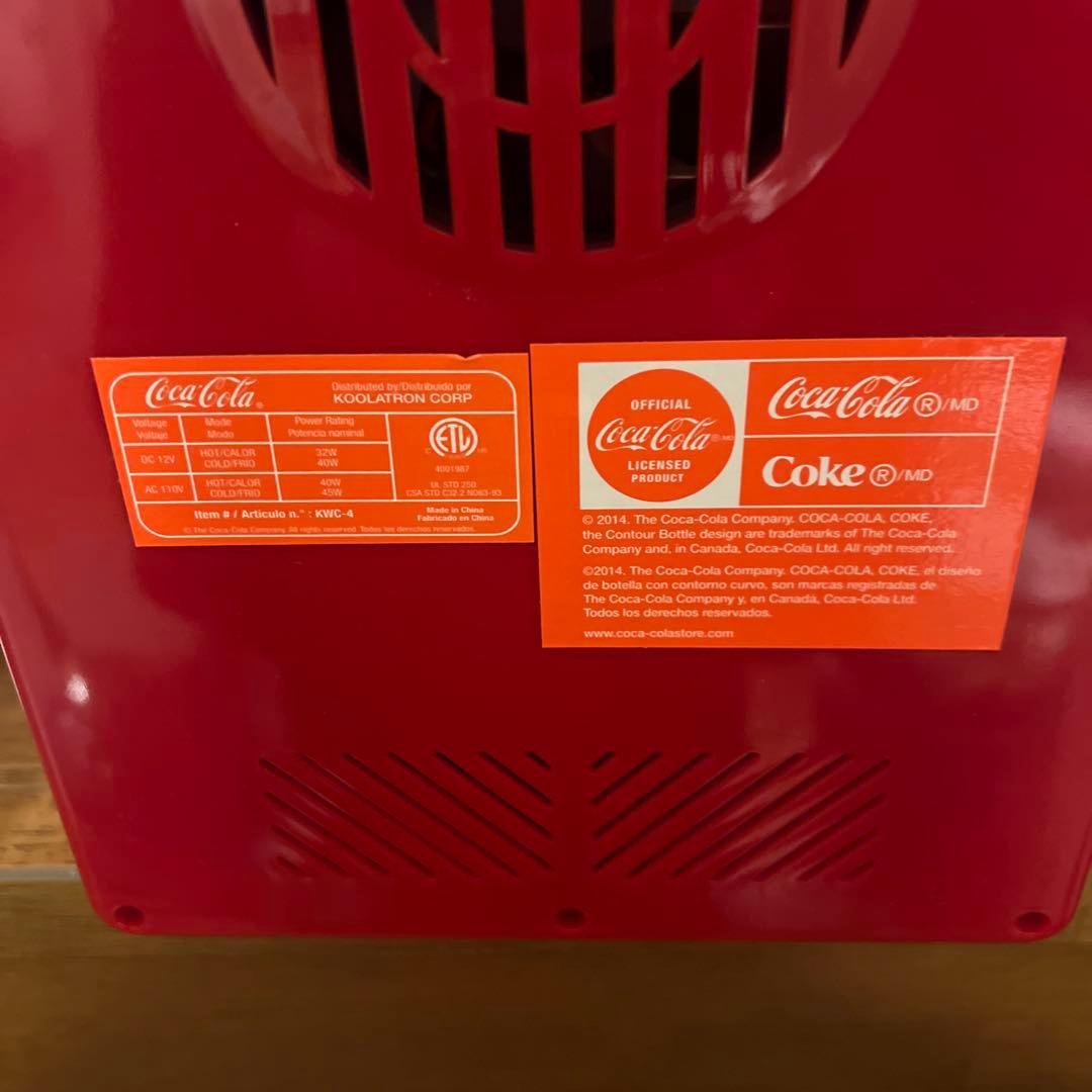 中古品 コカ・コーラ ポータブル ミニ 冷蔵庫