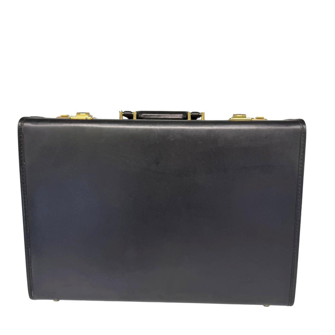 美品 OLD COACH アタッシュケース ダイヤルロック レザー ブラック