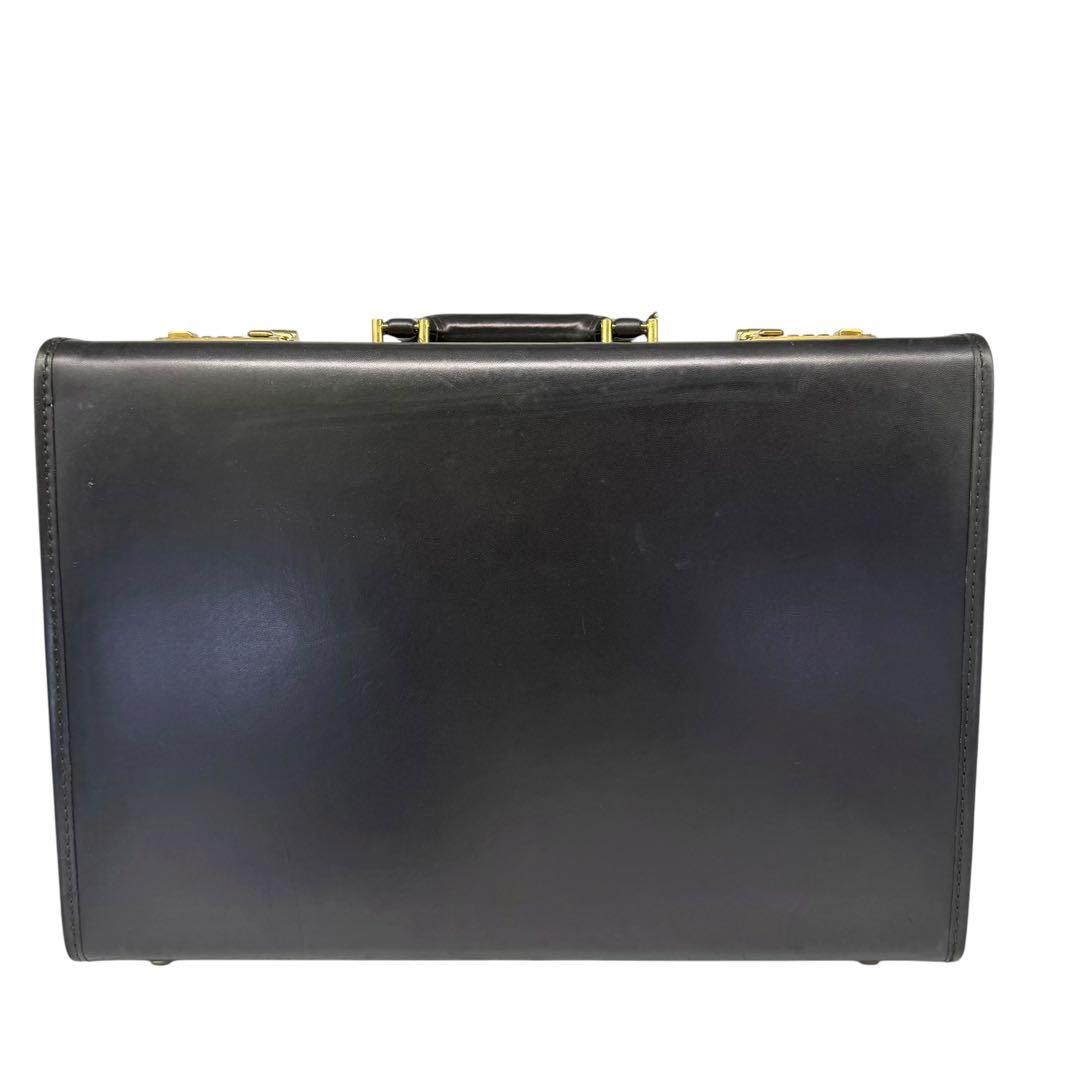 美品 OLD COACH アタッシュケース ダイヤルロック レザー ブラック