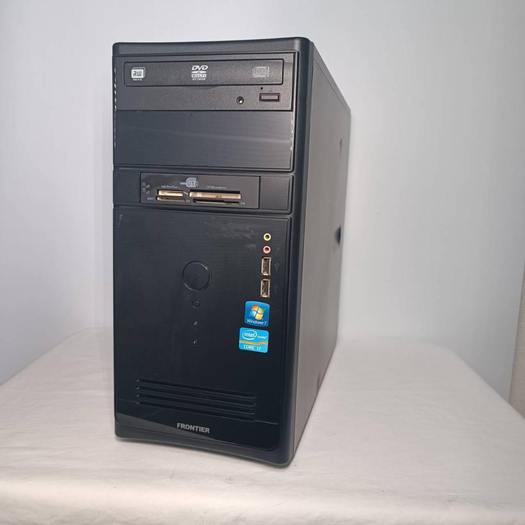 【激安ゲーミングPCフルセット】快適動作！MS Office搭載 フロンティア