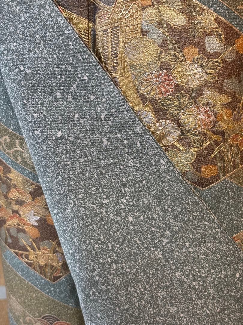 正絹たたき染め上品な訪問着