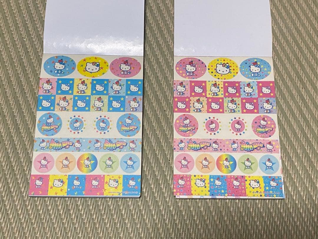 【レア☆平成 当時物 レトロ】ハローキティメモスター柄2種