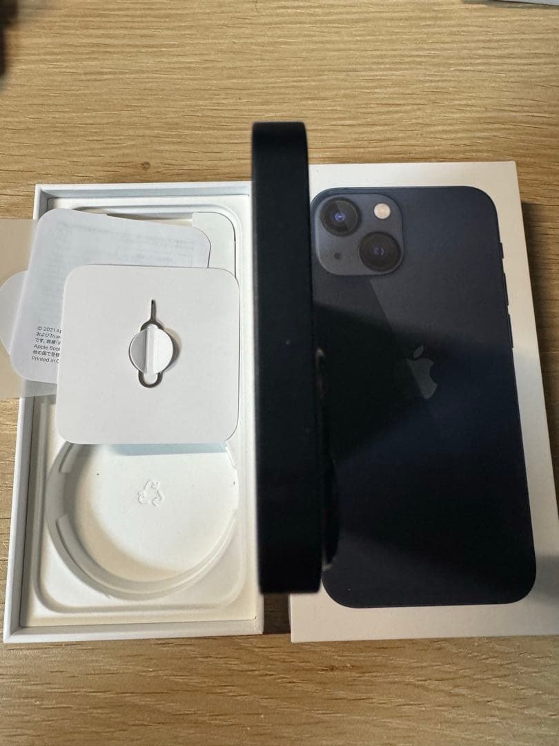 iPhone 13 mini 128GB ミッドナイト BT100% 純正液晶